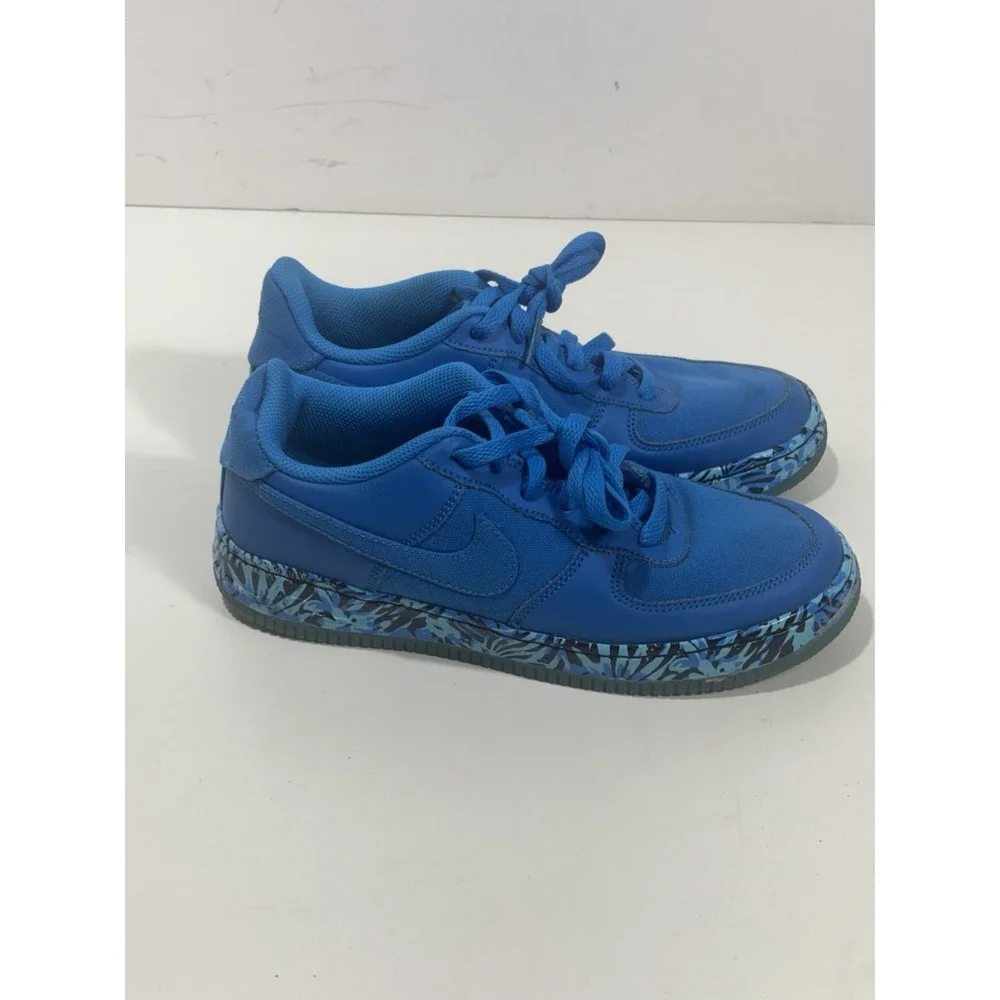 Nike Air‎ Force 1 Premium Sz 5.5Y Youth Photo Blue/Gamma Nikelab Safari 748981